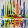 white boats